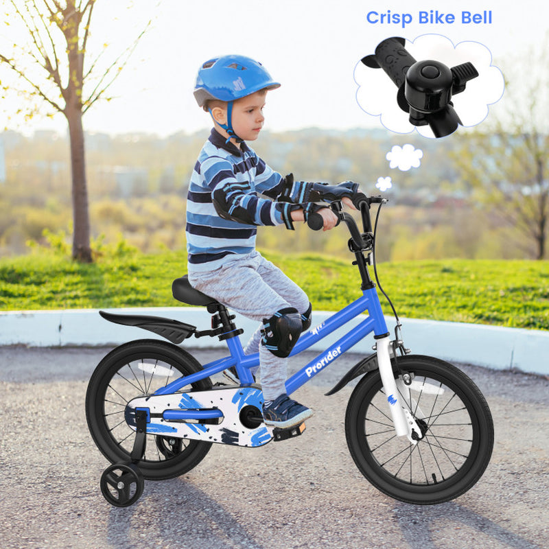 16 Inch Kids Bike with Removable Training Wheels for 4-7 Years Old