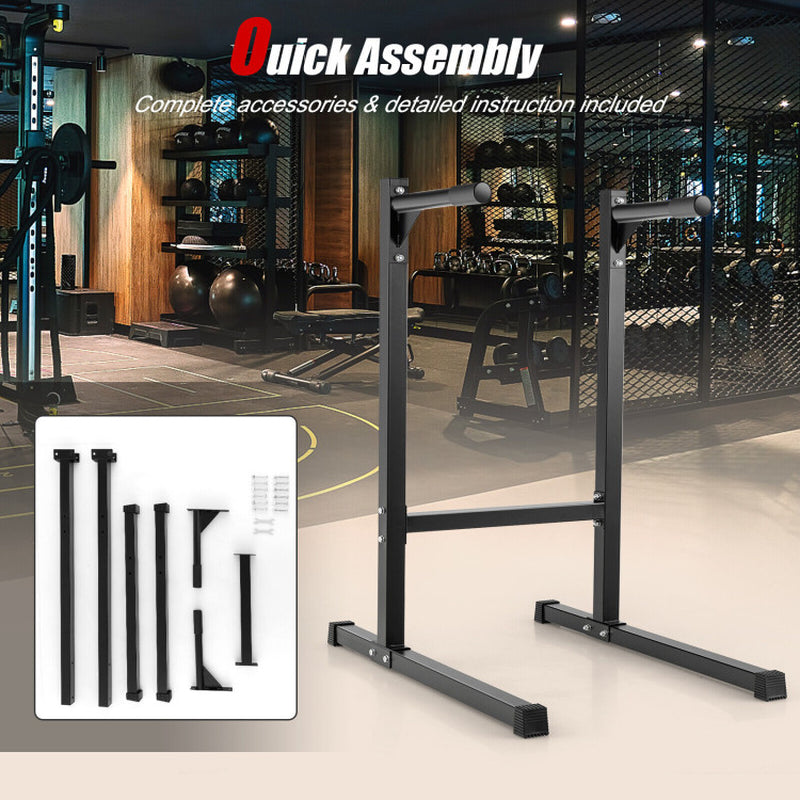 Multifunctional Dip Stand with Foam Handles for Home Gym