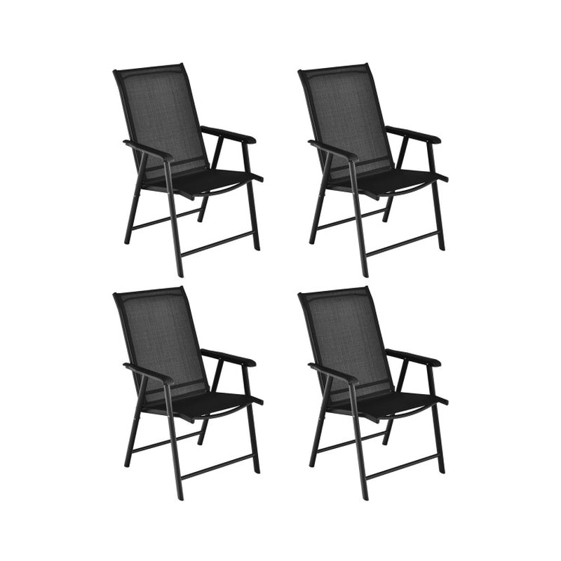 4-Pack Patio Portable Folding Chairs for Outdoor Camping