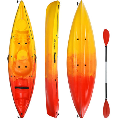 Single Sit-On-Top Kayak with Detachable Aluminum Paddles