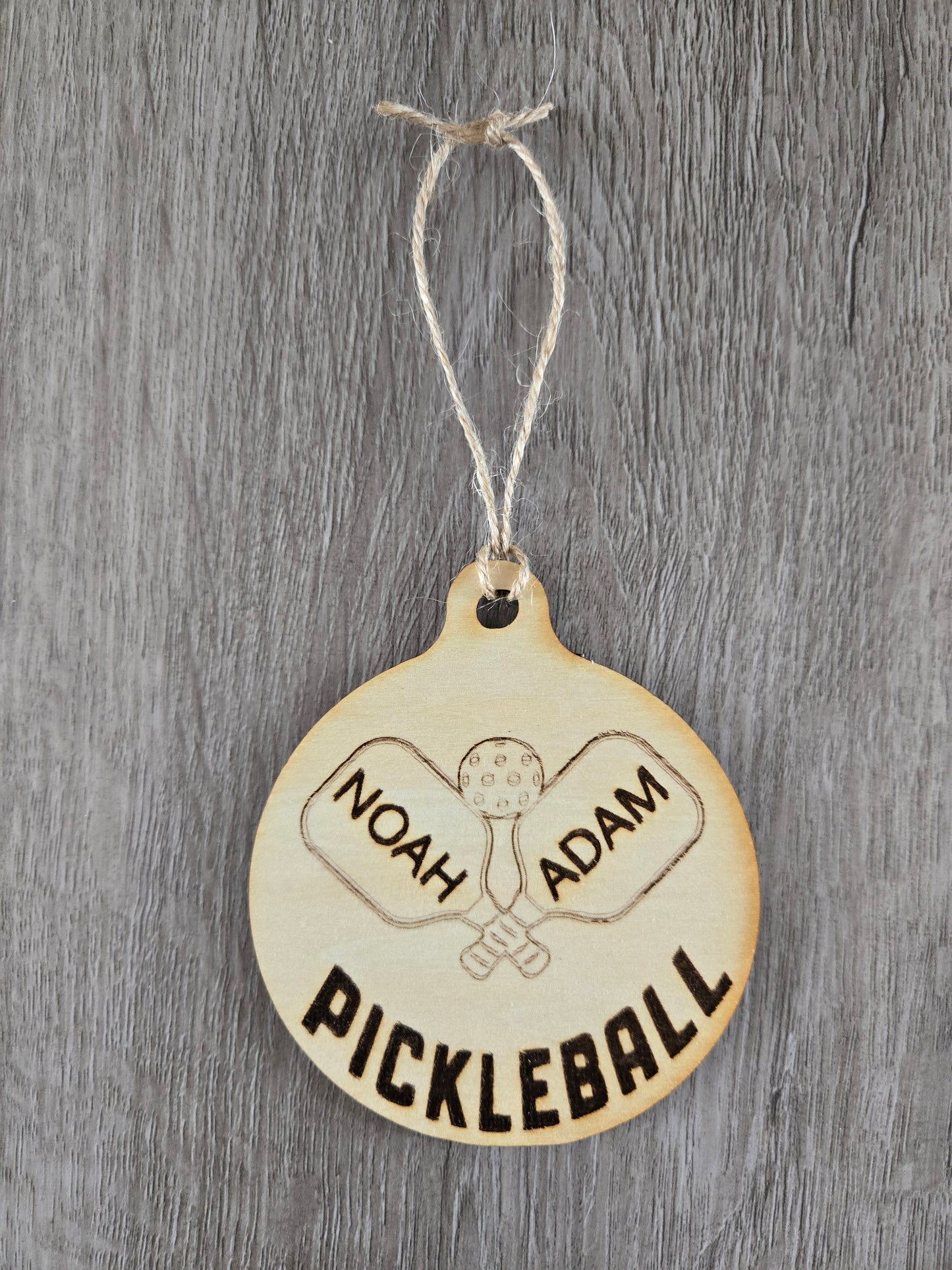 Custom Pickleball Ornaments