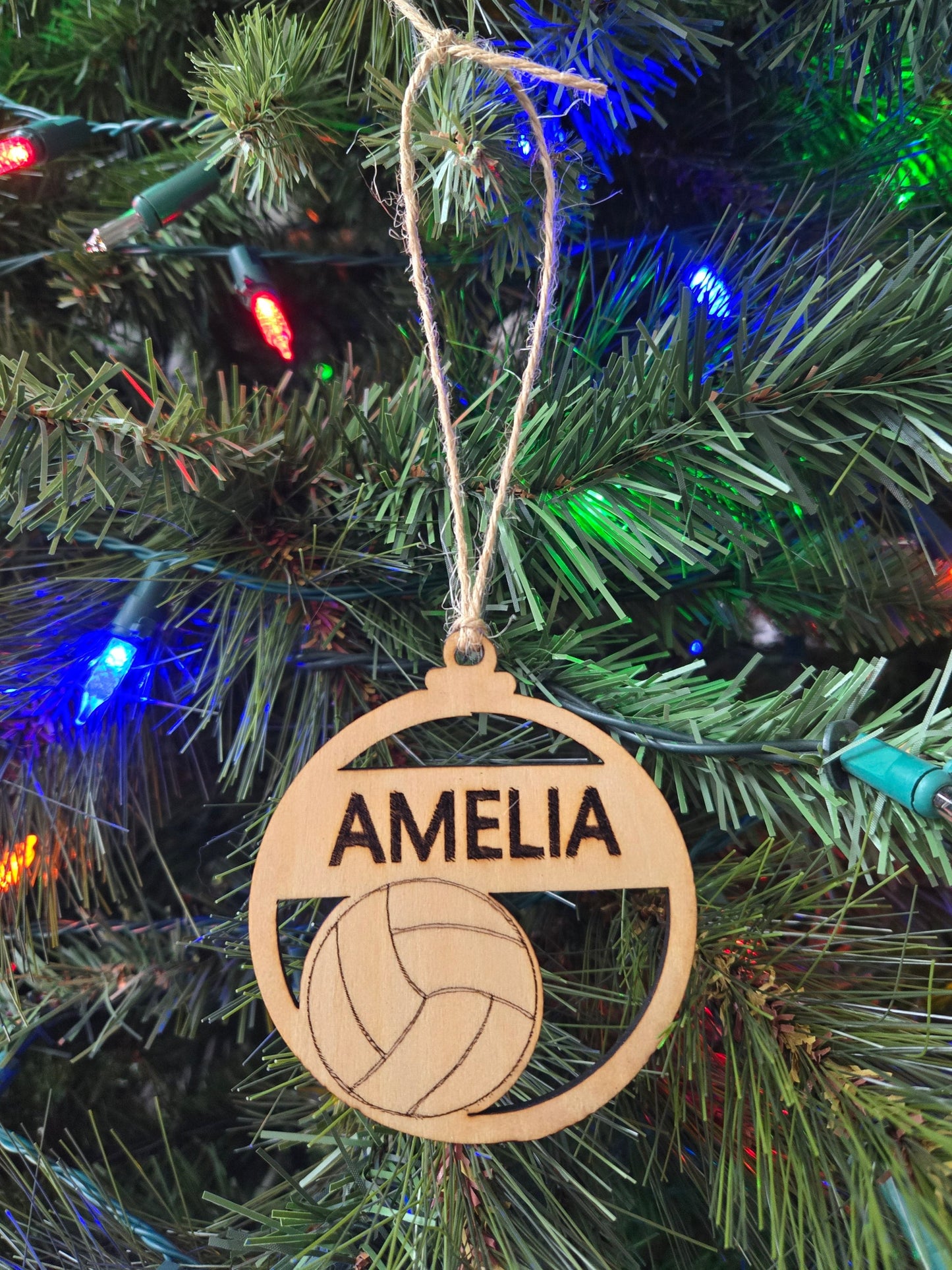 Custom Sports Christmas Ornaments