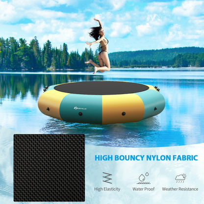 10 Feet Inflatable Splash Padded Water Bouncer Trampoline