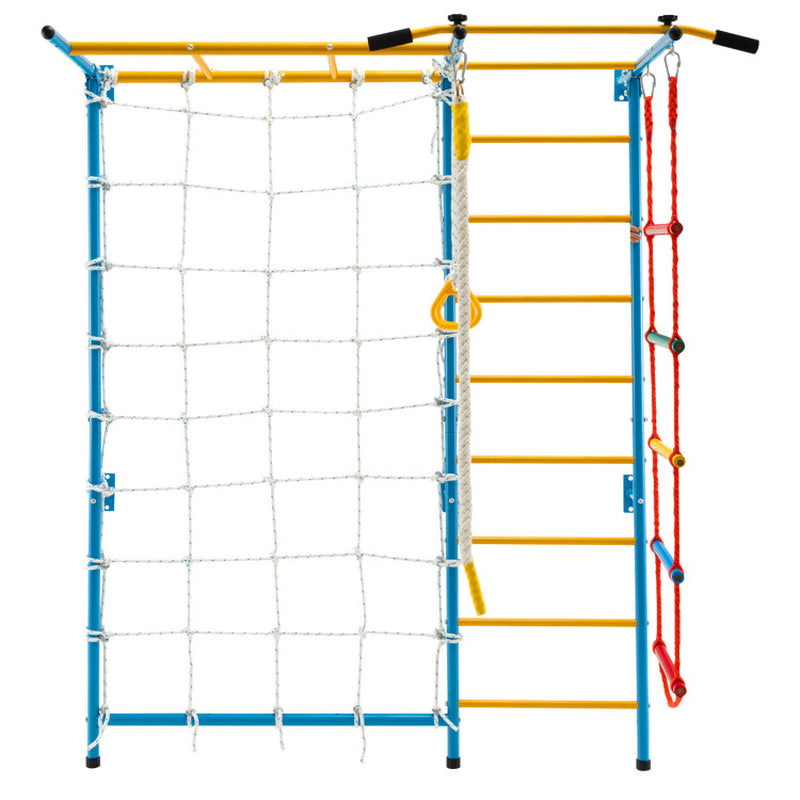 7 in 1 Kids Indoor Gym Playground Swedish Wall Ladder