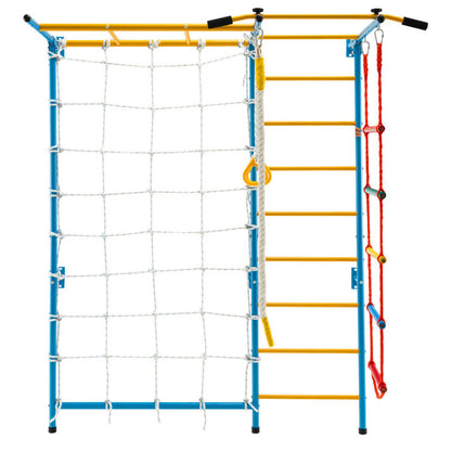 7 in 1 Kids Indoor Gym Playground Swedish Wall Ladder