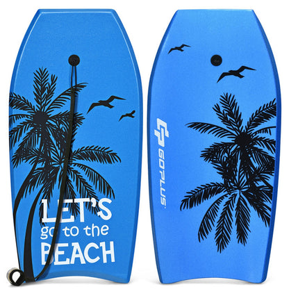 Super Lightweight Bodyboard Surfing with Leash EPS Core Boarding