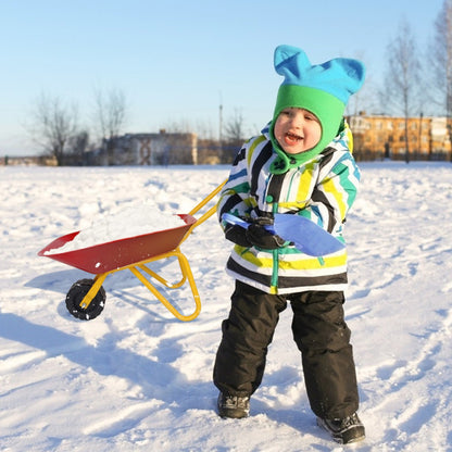 Outdoor Garden Backyard Play Toy Kids Metal Wheelbarrow