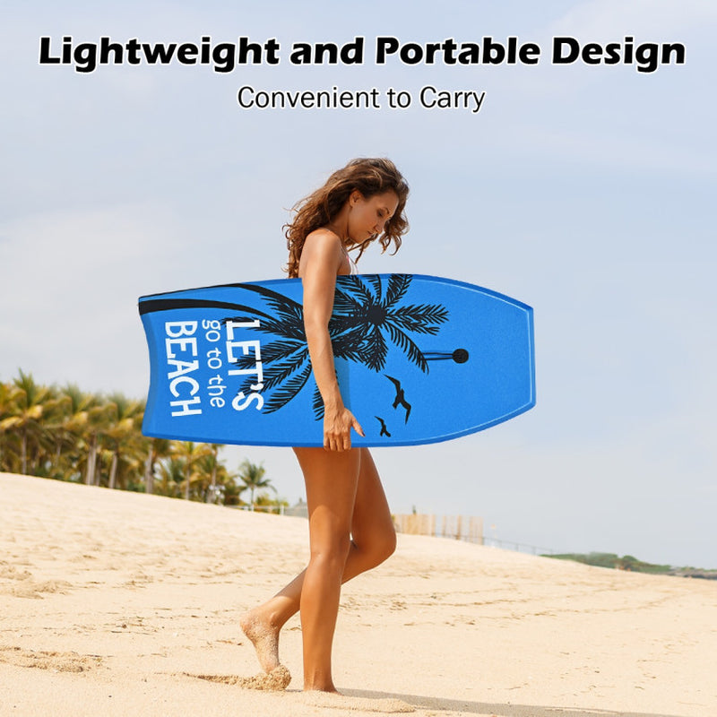 Super Lightweight Bodyboard Surfing with Leash EPS Core Boarding