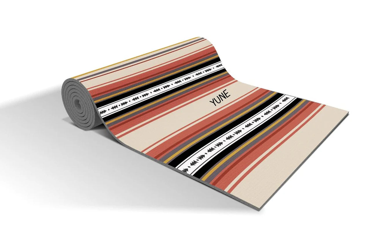 Best Yoga Mat 5Mm Dion Striped Mat