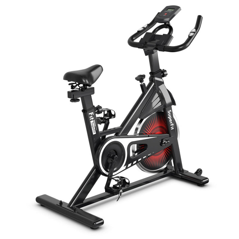 Indoor Silent Belt Drive Adjustable Resistance Cycling Stationary Bike