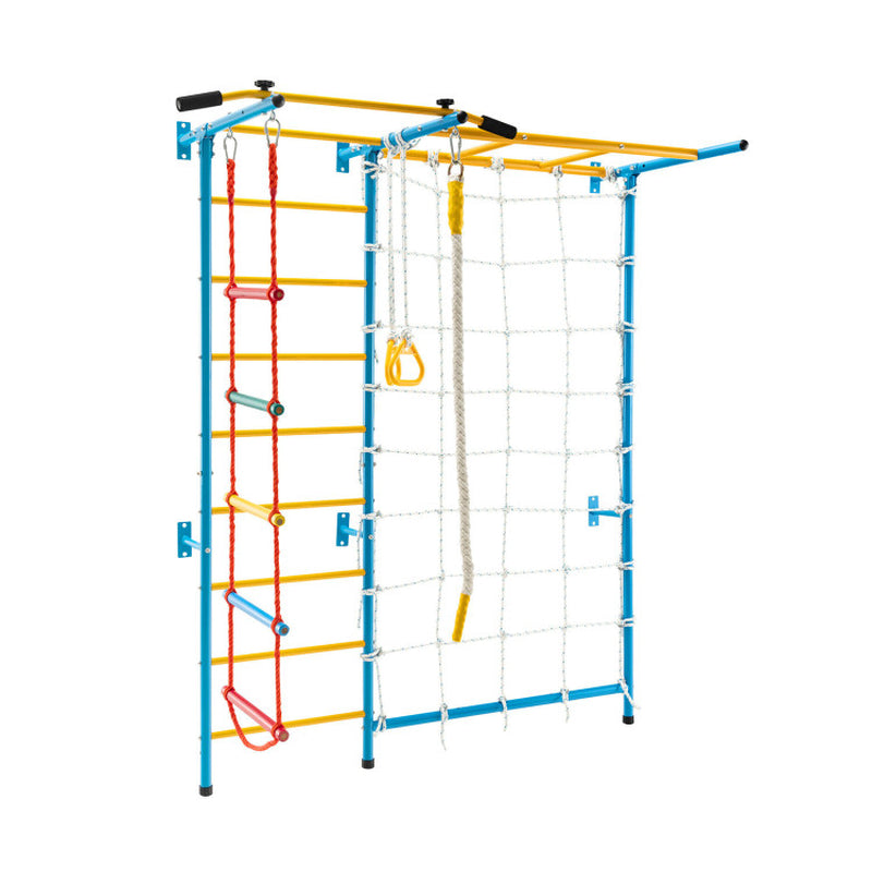 7 in 1 Kids Indoor Gym Playground Swedish Wall Ladder