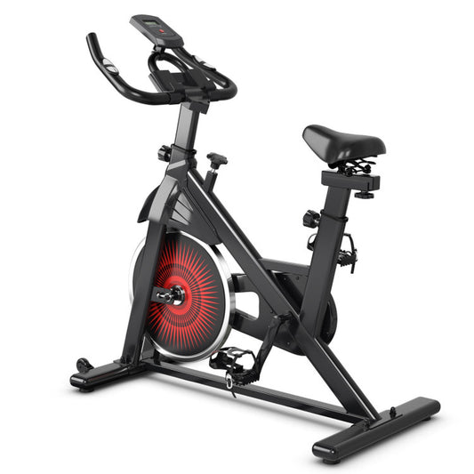 Indoor Silent Belt Drive Adjustable Resistance Cycling Stationary Bike