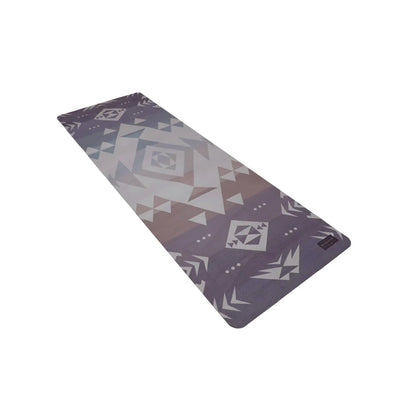 Foldable Suede Yoga Mat Pendleton Agate Beach Travel Mat