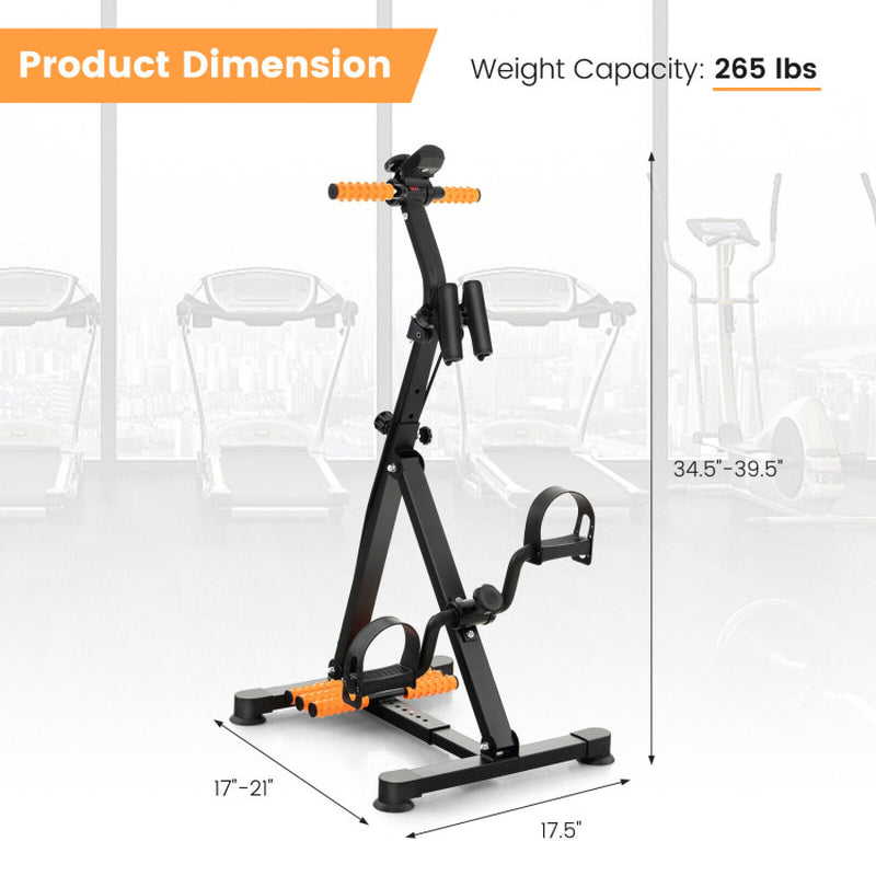 Adjustable LCD Pedal Exercise Bike with Massage