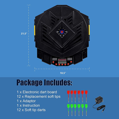 Professional Electronic Dartboard Set with LCD Display