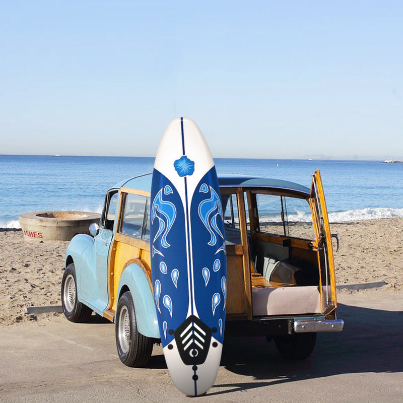 6 Feet Surfboard with 3 Detachable Fins