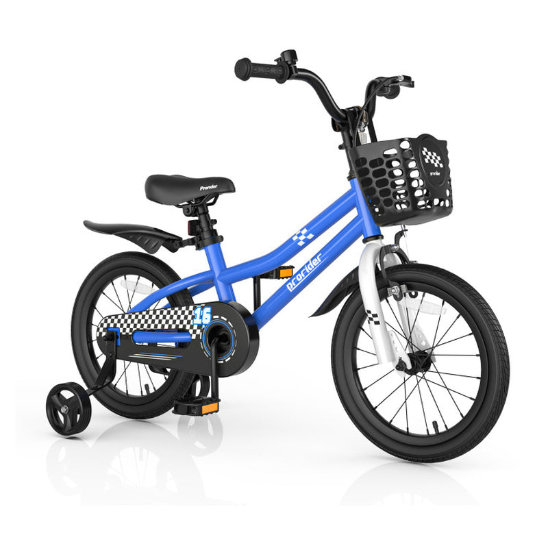 16 Inch Kids Bike with Removable Training Wheels for 4-7 Years Old