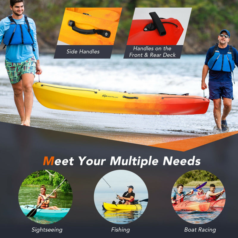 Single Sit-On-Top Kayak with Detachable Aluminum Paddles