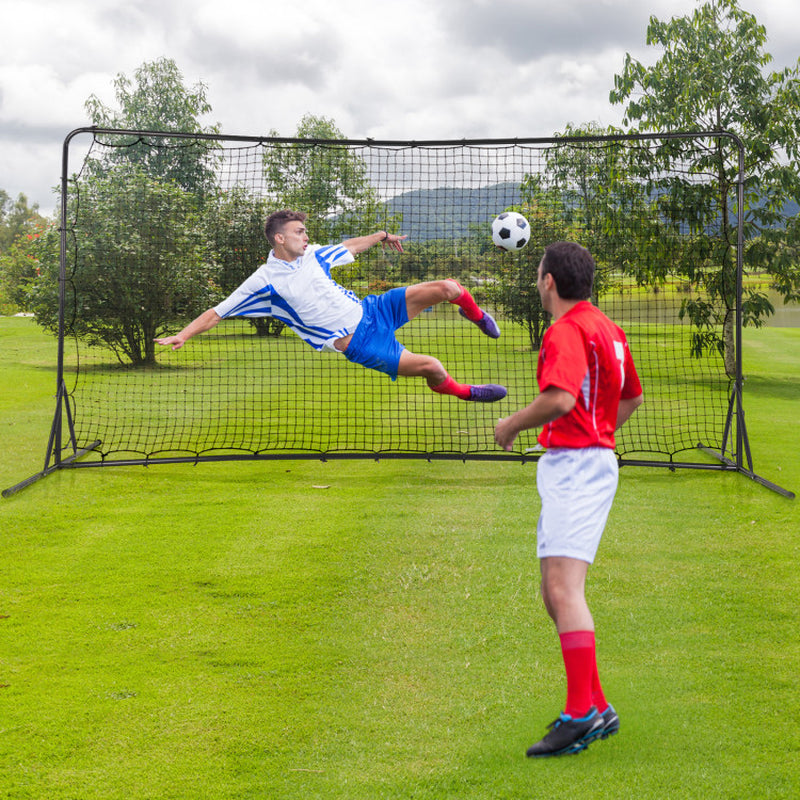 12 X 6 Feet Soccer Rebounder Net with All Weather Net