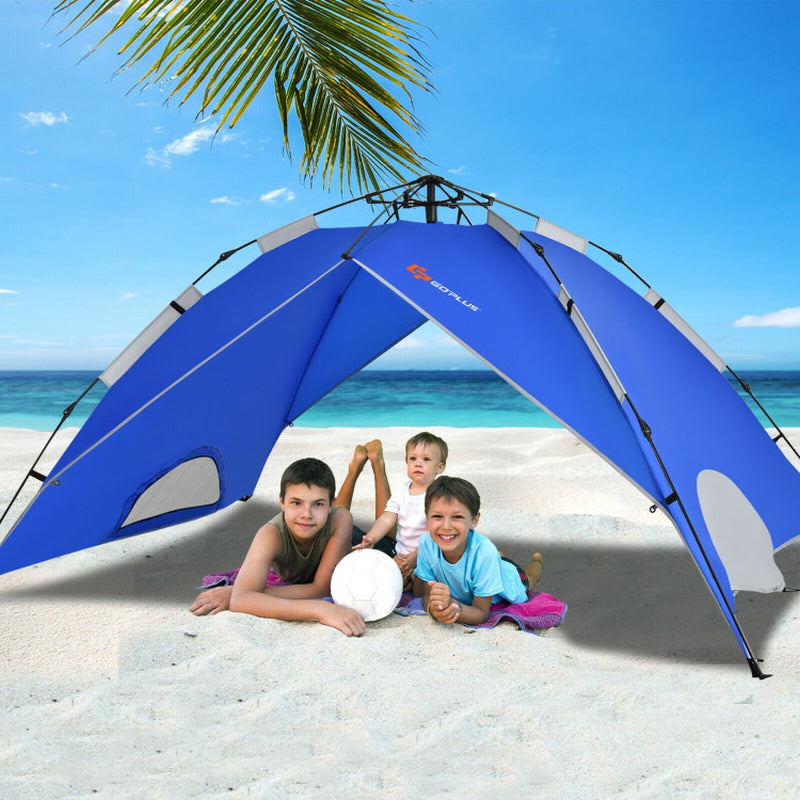 2-In-1 4 Person Instant Pop-Up Waterproof Camping Tent