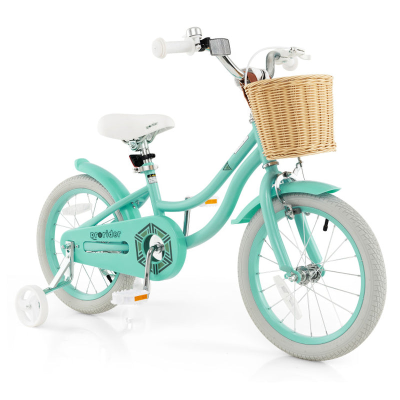 16-Inch Kids Bike with Adjustable Handlebar for Girls Boys Ages 4-7