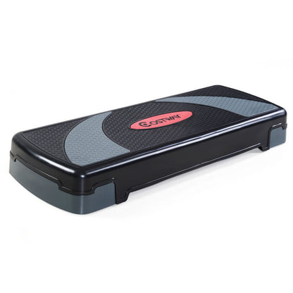 32 Inch Adjustable Fitness Aerobic Step with Riser