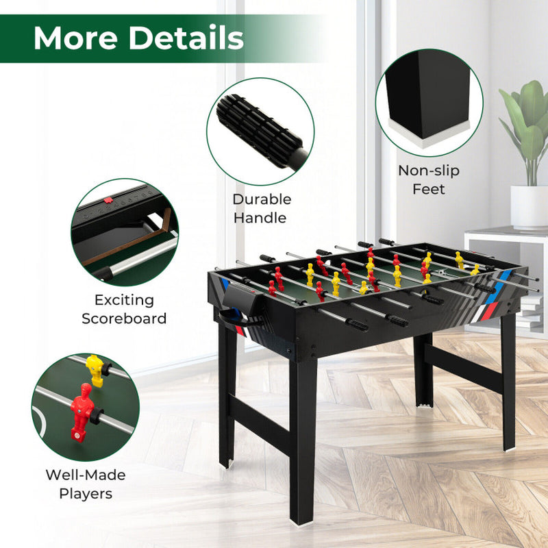 4-In-1 Multi Game Table with Pool Billiards