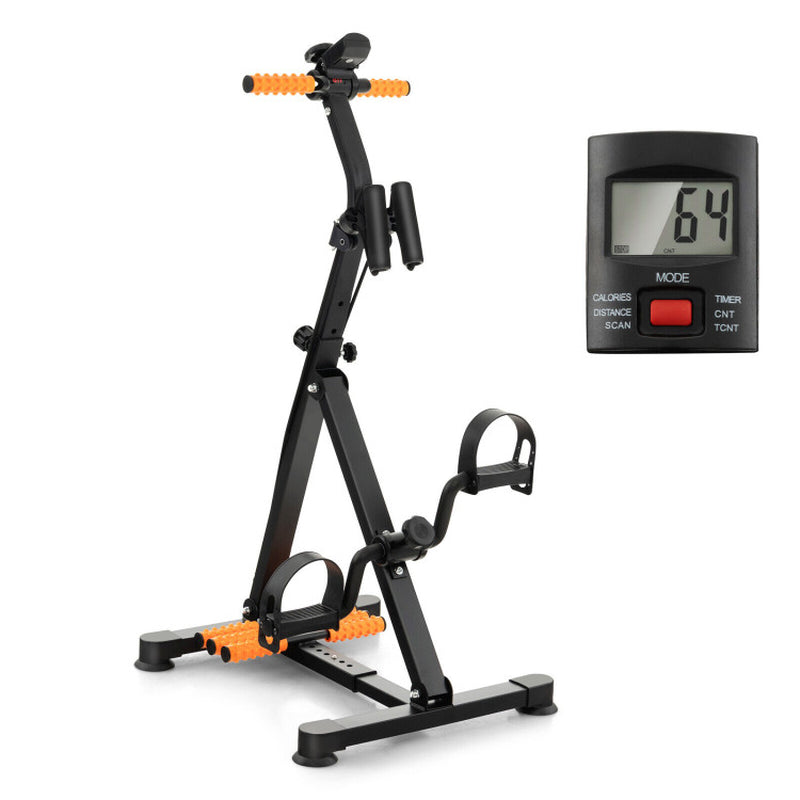 Adjustable LCD Pedal Exercise Bike with Massage