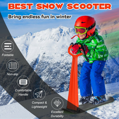 1-Rider Snow Scooter with Grip Handle