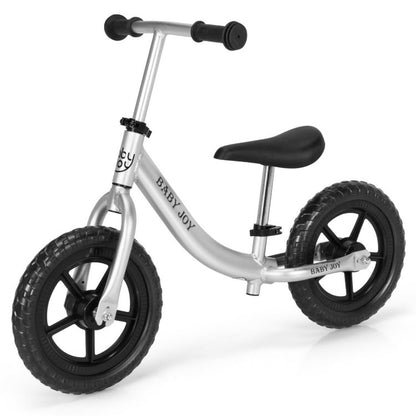 Aluminum Adjustable No Pedal Balance Bike for Kids Age 2+ Years Old