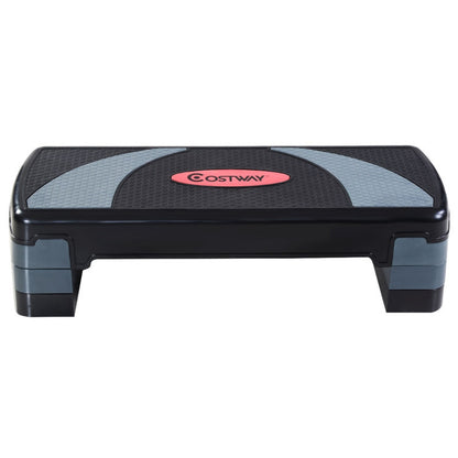 32 Inch Adjustable Fitness Aerobic Step with Riser