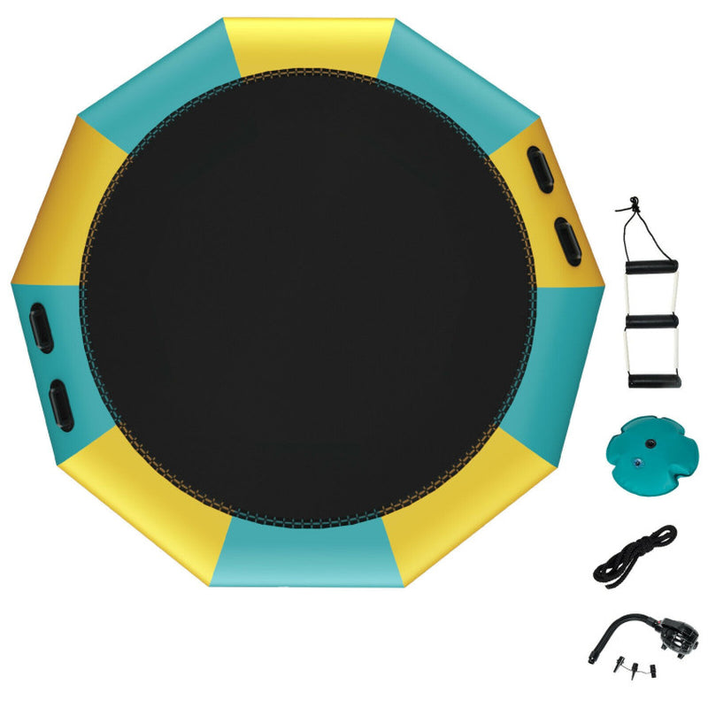 10 Feet Inflatable Splash Padded Water Bouncer Trampoline