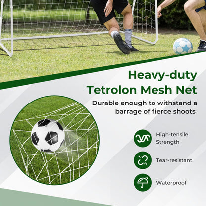 Soccer Goal for Backyard with Heavy Duty Frame and Ground Stakes