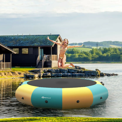 10 Feet Inflatable Splash Padded Water Bouncer Trampoline