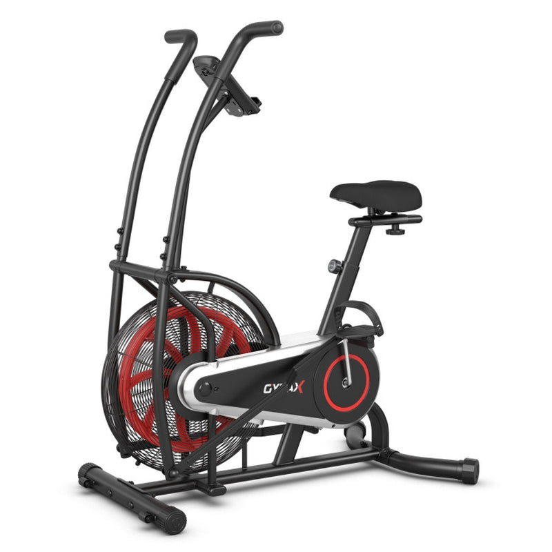 Upright Air Bike with Unlimited Resistance