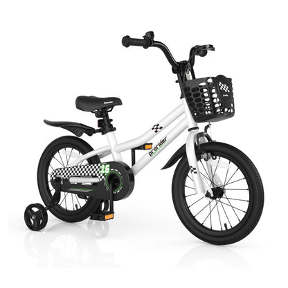 16 Inch Kids Bike with Removable Training Wheels for 4-7 Years Old