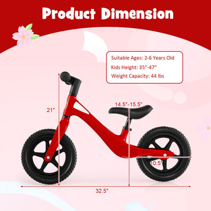 Kids Balance Bike with Rotatable Handlebar for 2-6 Years Old