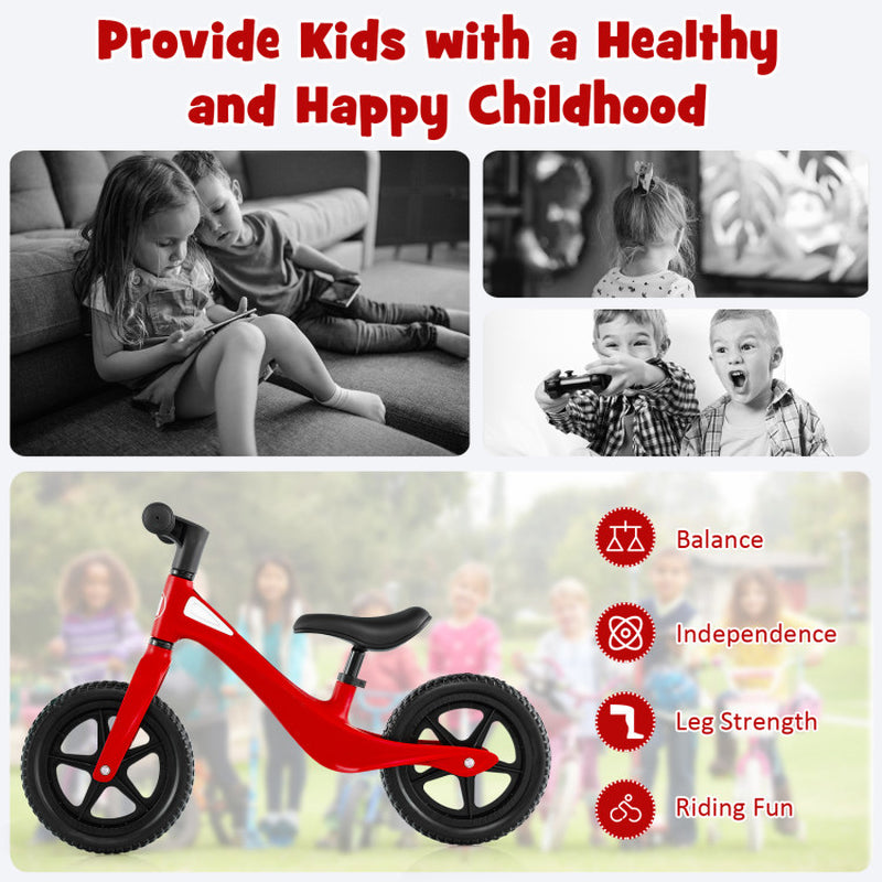 Kids Balance Bike with Rotatable Handlebar for 2-6 Years Old