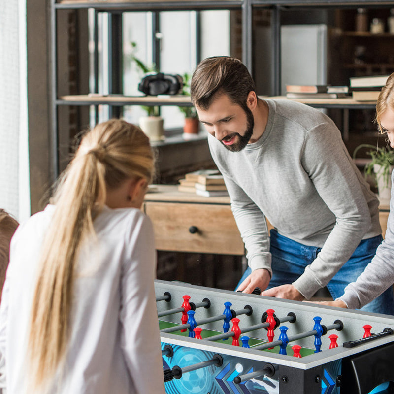 Stable Soccer Table Game with 2 Footballs for All Ages