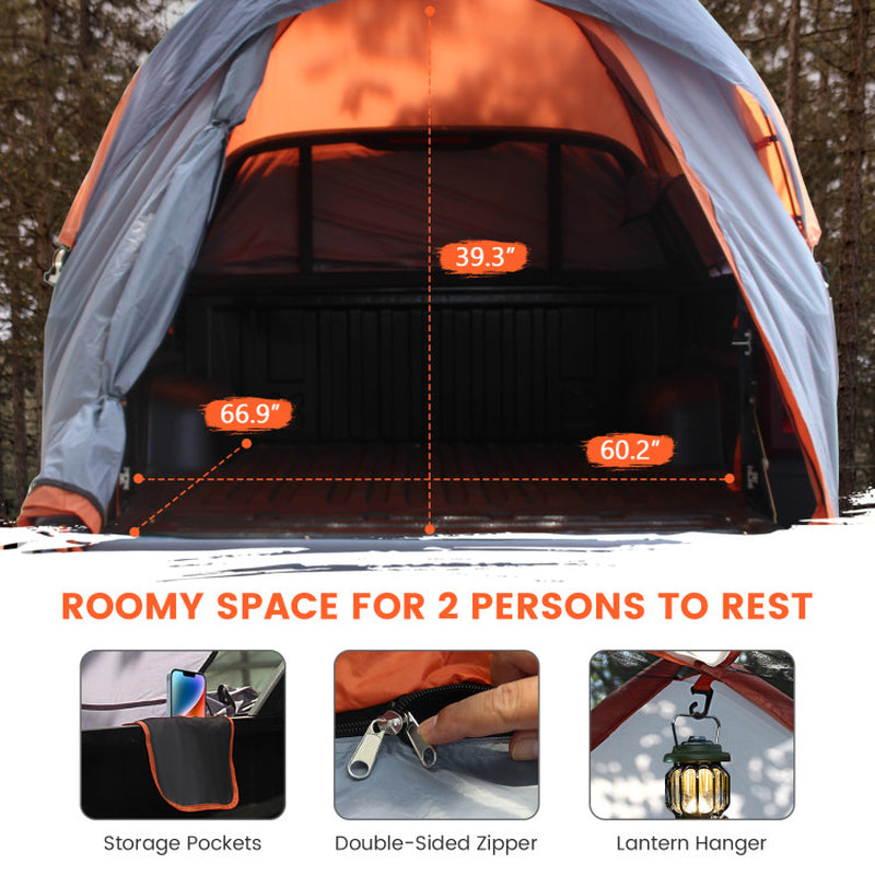 2 Person Portable Pickup Tent with Carry Bag