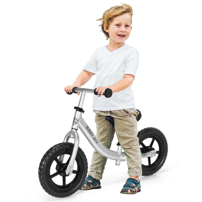 Aluminum Adjustable No Pedal Balance Bike for Kids Age 2+ Years Old