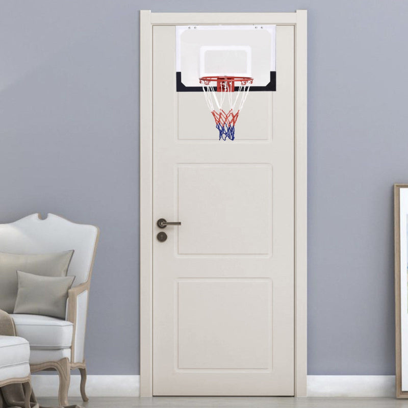 Over-The-Door Mini Basketball Hoop Includes Basketball and 2 Nets