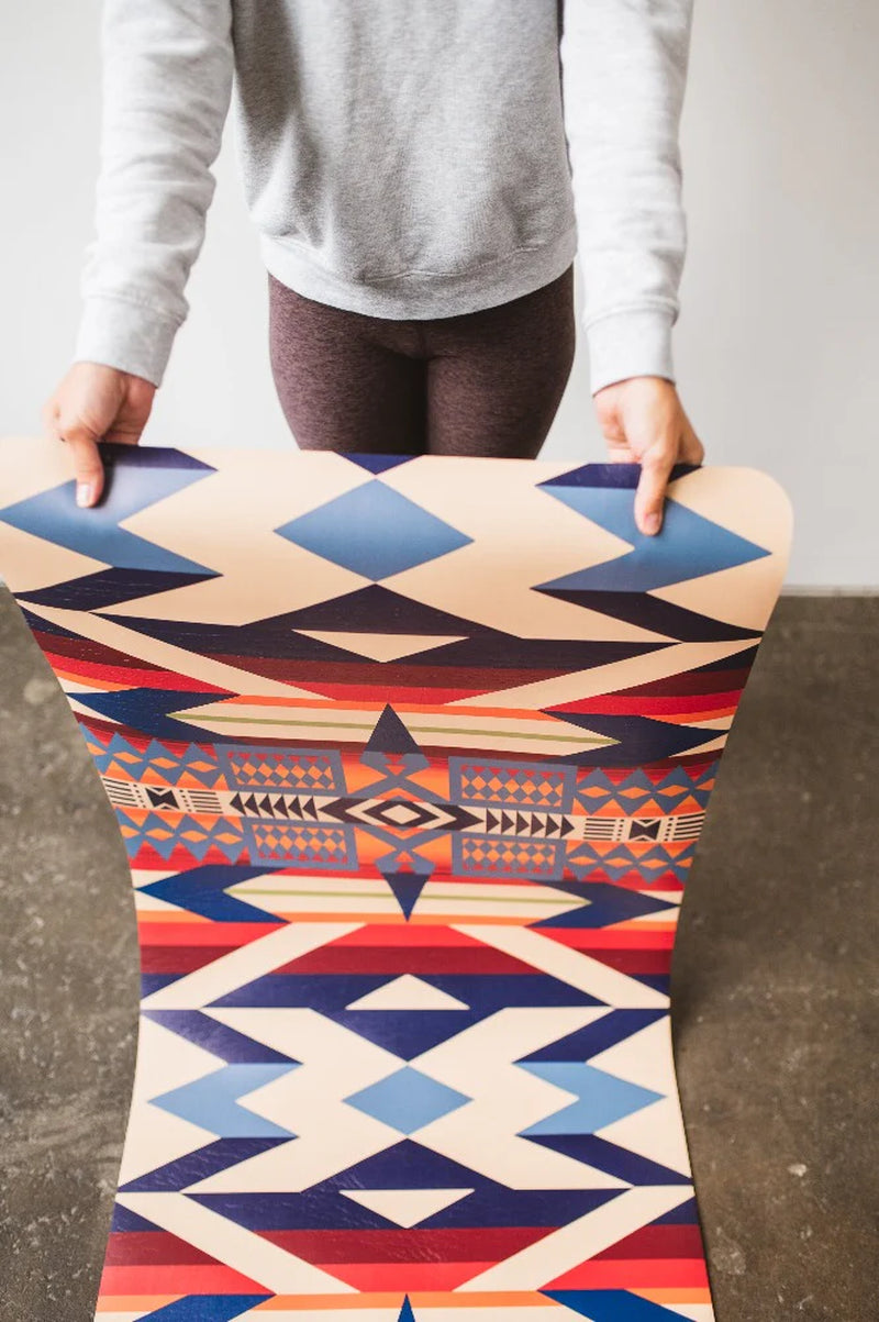 Pendleton X Yune Natural Rubber Yoga Mat Fire Legend